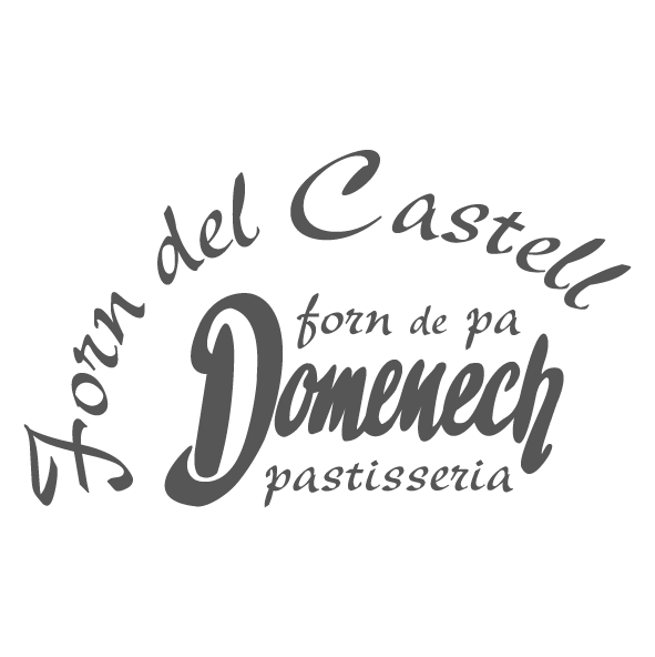 logotip forn del castell color gris