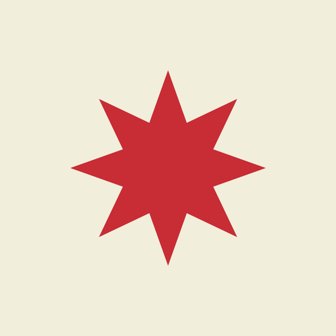 Simbol del logotip 800 anys carta de població vilalba en color roig i fons de color crema