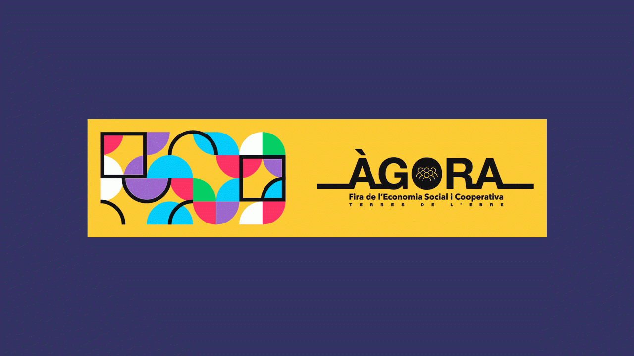 Banner publicitari creat per a un diari digital per promocionar la fira àgora