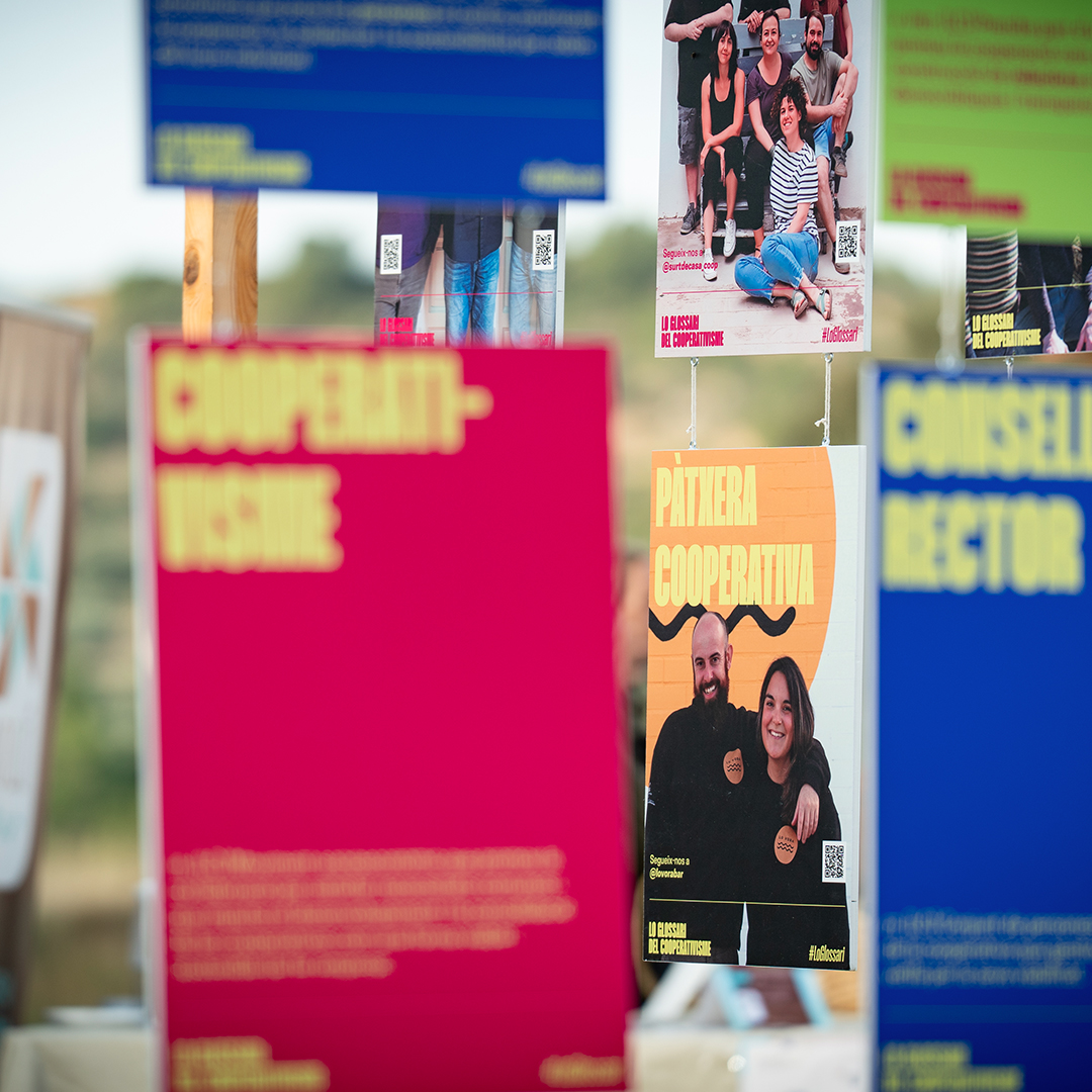 Detall de l'exposició de Lo Glossari al FESS rural 2025