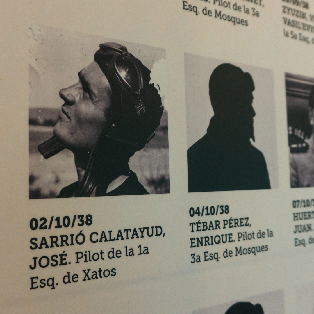 Detall dels aviadors morts en combat durant la Batalla de l'Ebre